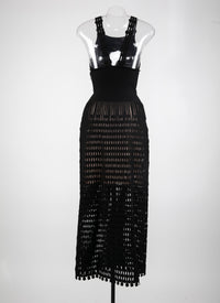 Robe longue sans manches Kalimba - Noir