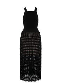 Robe longue sans manches Kalimba - Noir