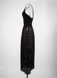 Robe longue sans manches Kalimba - Noir