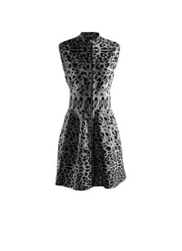 Robe courte sans manches - Gris & Noir