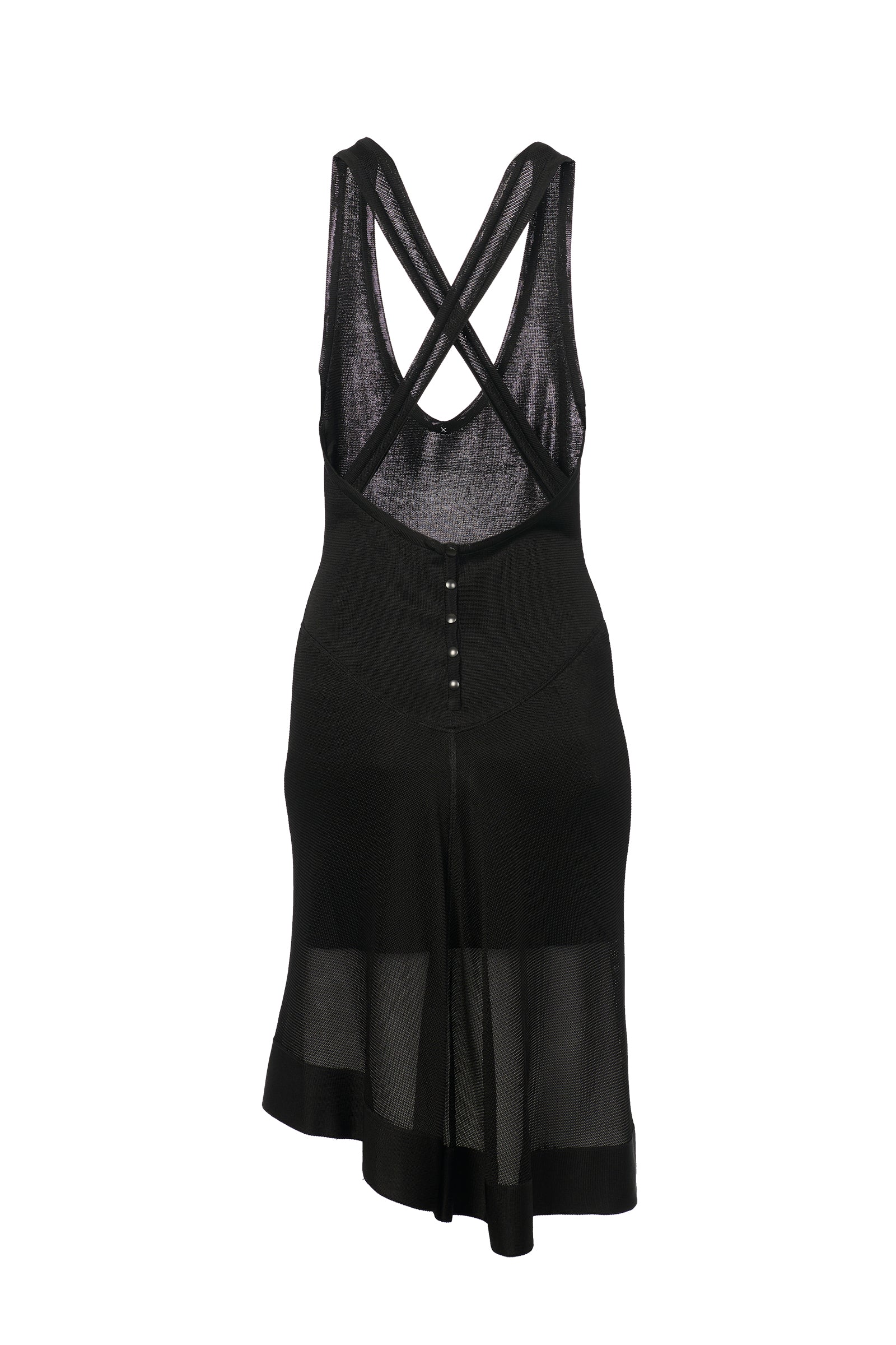 Robe courte sans manches - Noir intense