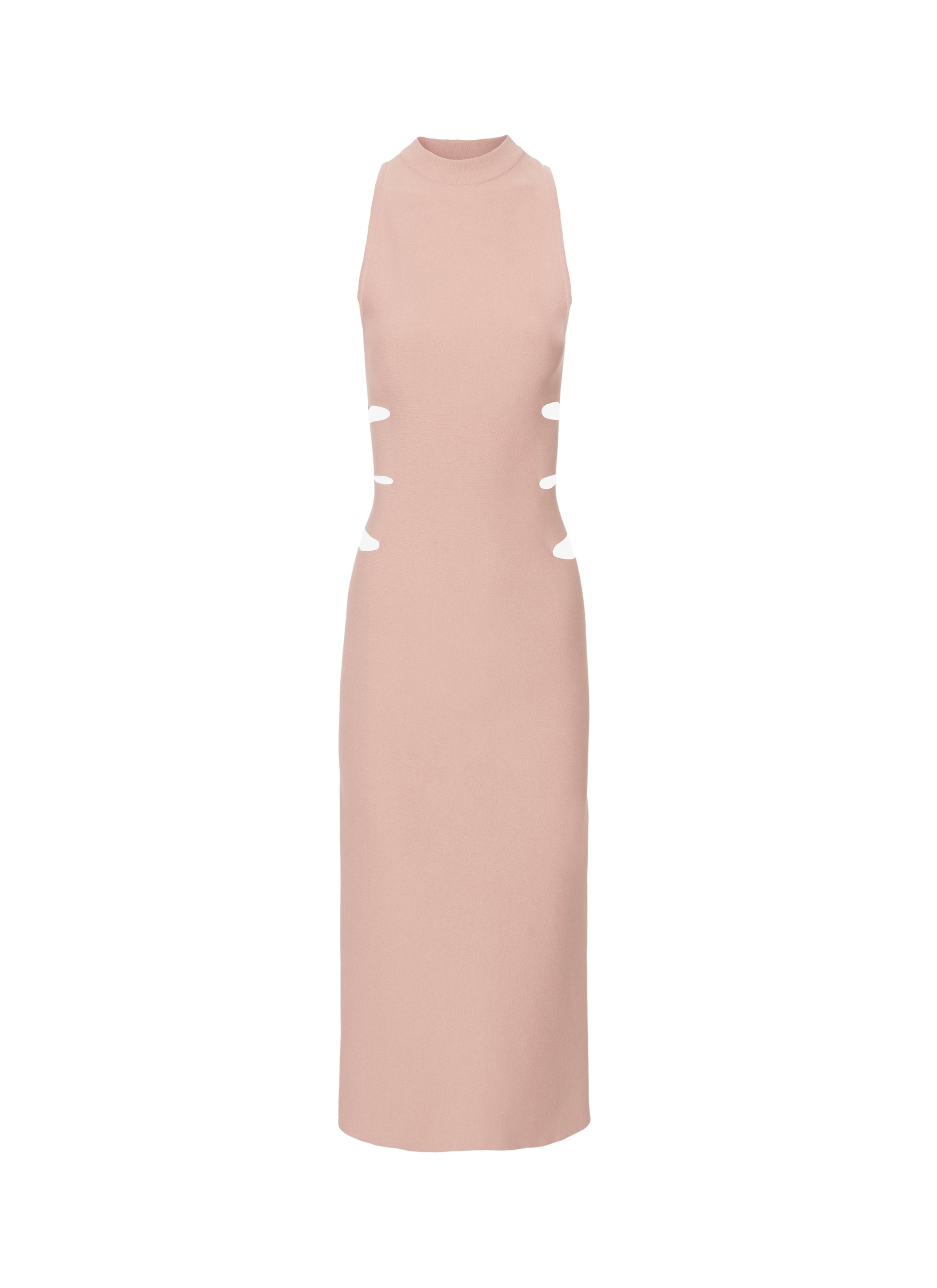 Sleeveless dress with cut-outs - Bois de Rose