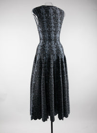 Robe longue sans manches - Noir & Bleu