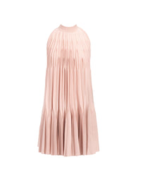 Trapeze dress in silk - Rose Chair