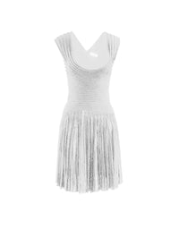 Robe plissée - Blanc