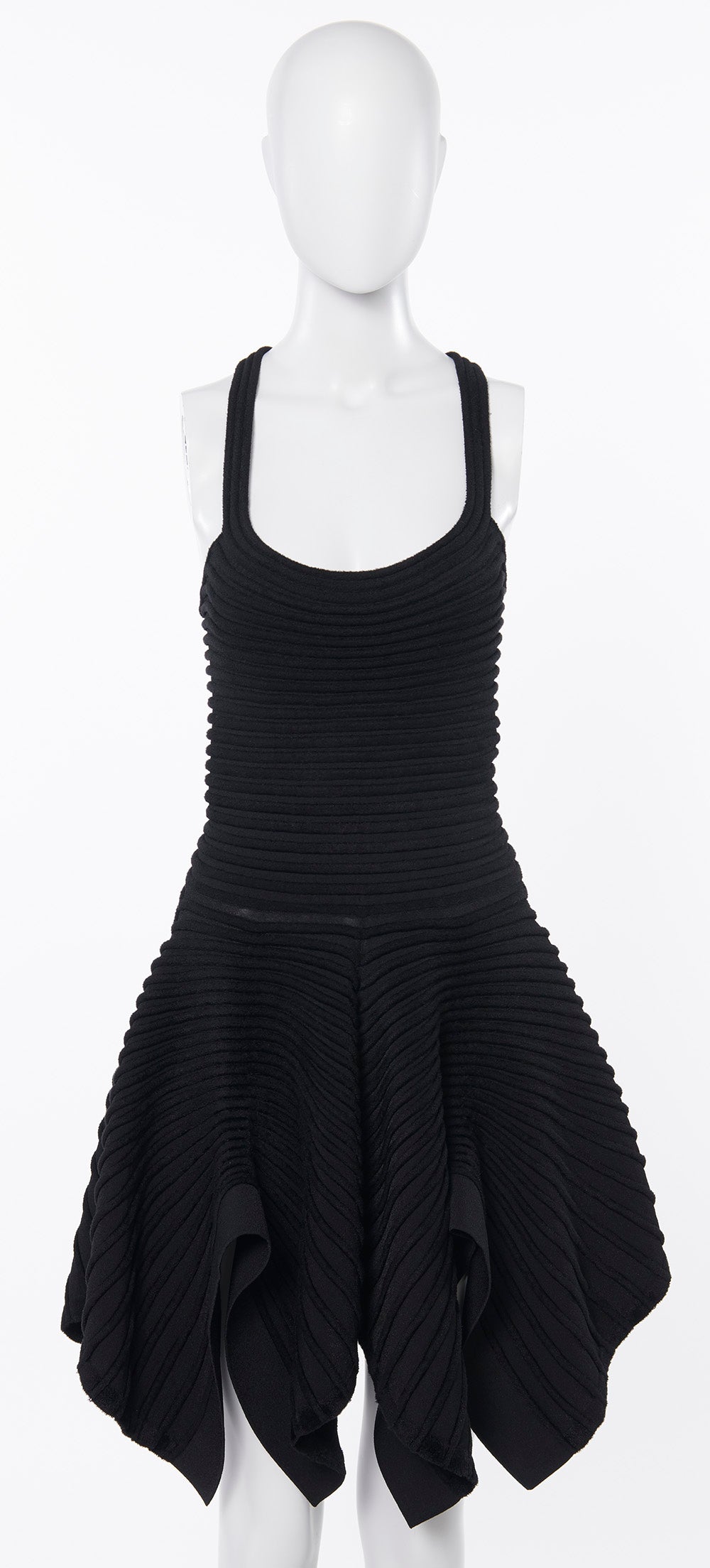 Ballerina dress with crossed straps - Black Alaïa