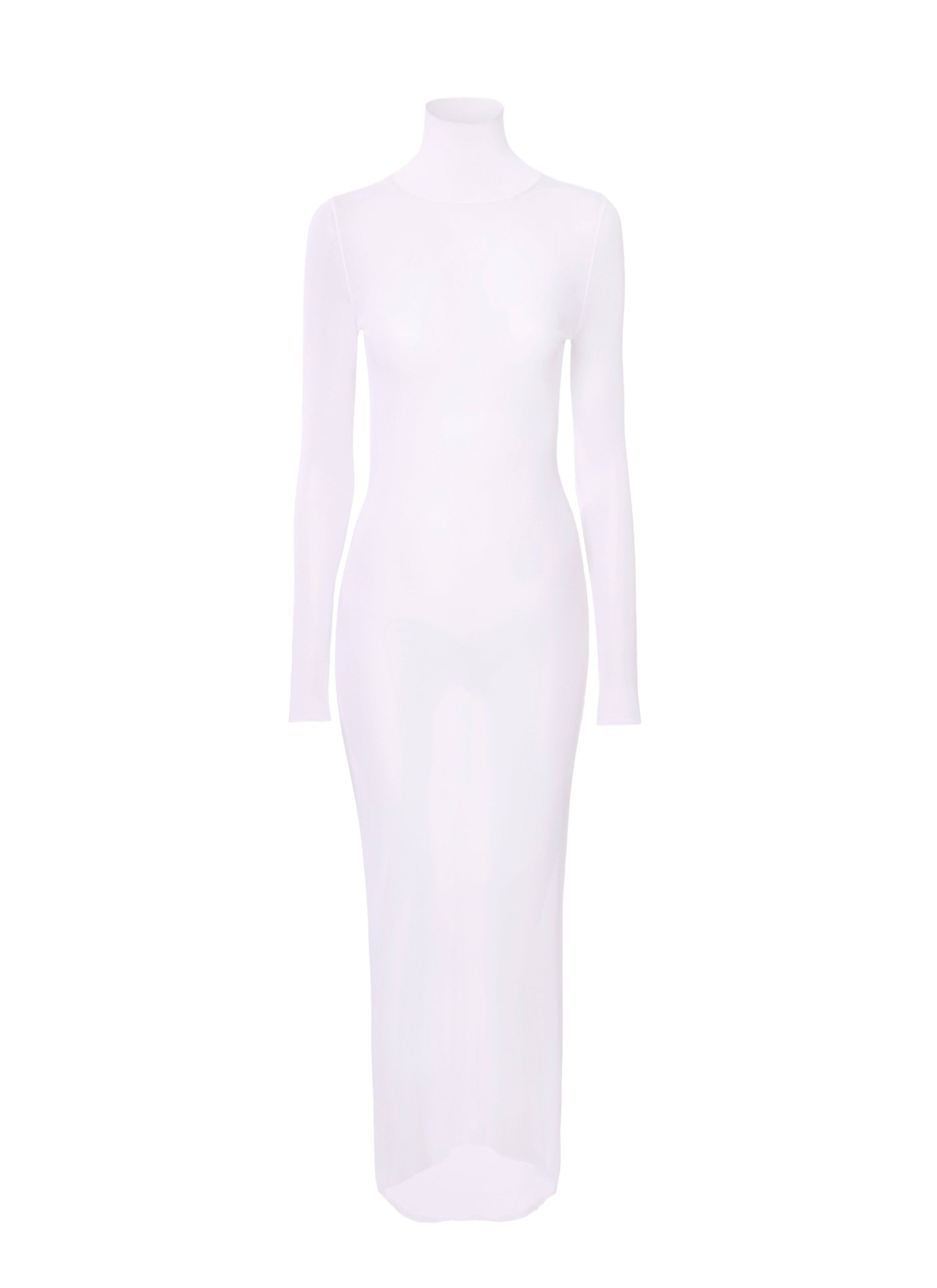 Robe moulante transparente - Lilas