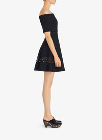 Skater dress Vienna - Black Alaïa
