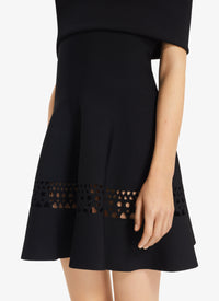 Skater dress Vienna - Black Alaïa
