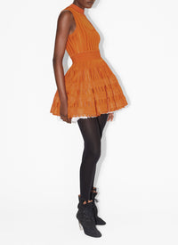 Robe patineuse fluide - Rose Dragée