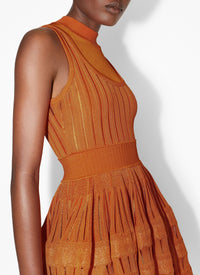 Robe patineuse fluide - Rose Dragée