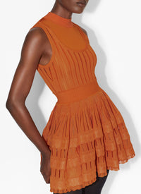 Robe patineuse fluide - Rose Dragée