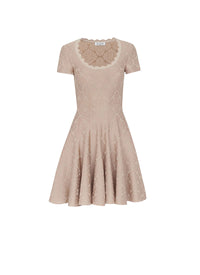 Lingerie Skater Dress - Nude & Old Pink