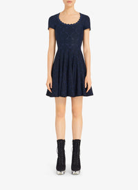 Lingerie Skater Dress - Navy & Black
