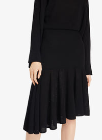 Asymmetric and pleated dress - Black Alaïa