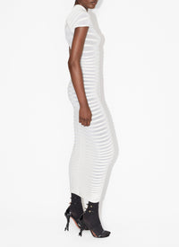 Sheer maxi dress - White