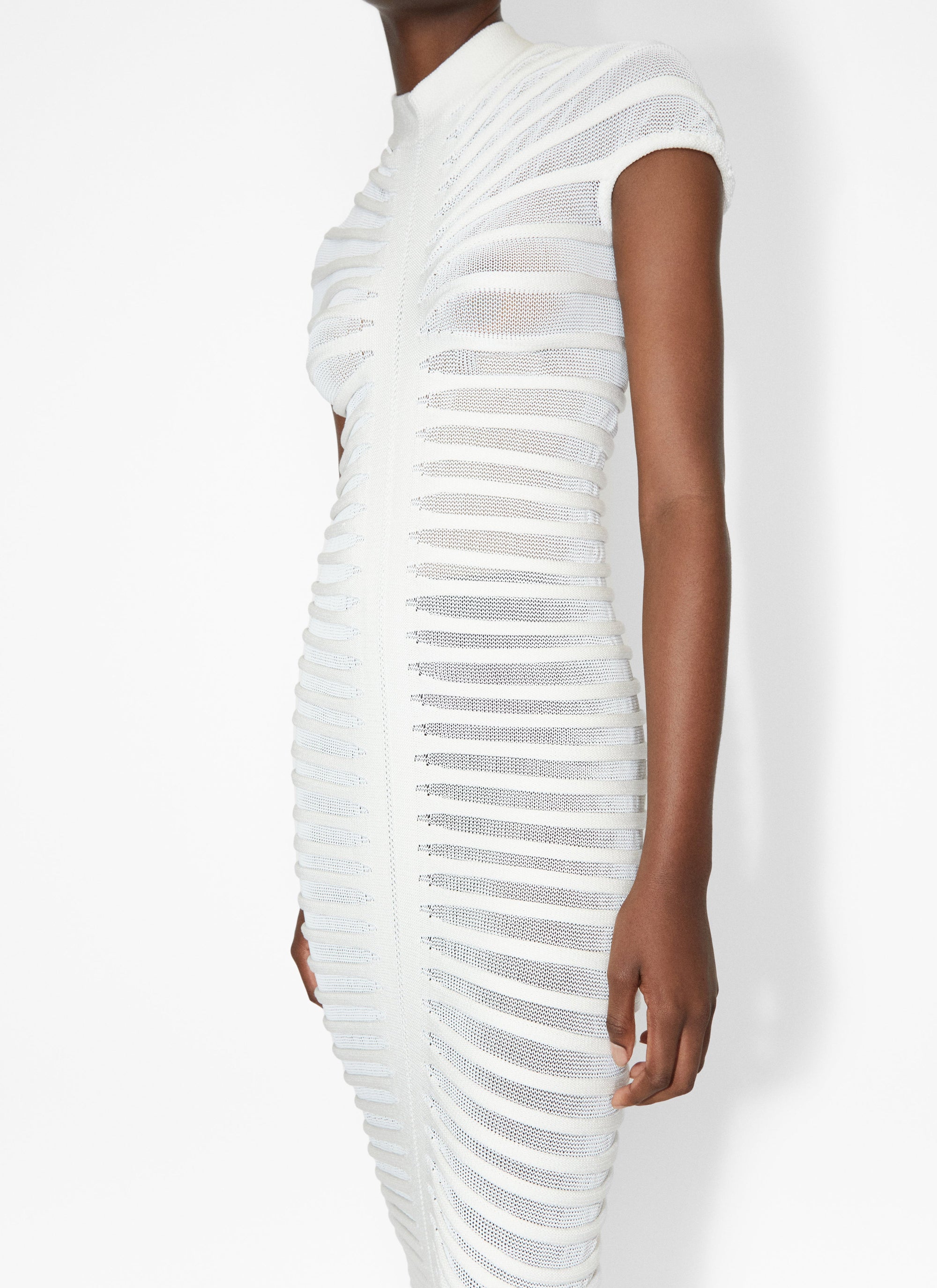 Sheer maxi dress - Black Alaïa