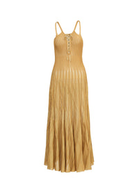 Robe en dentelle - Or