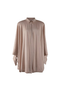 Chemise large en cachemire - Sable