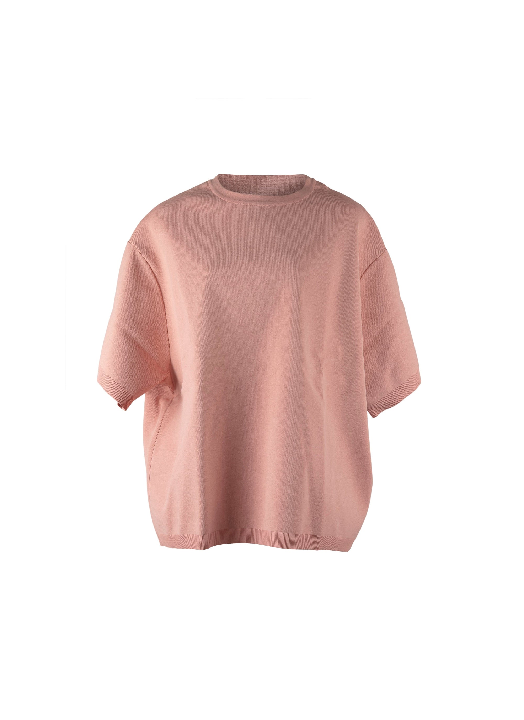 Pull oversize à manches courtes en maille - Rose Chair
