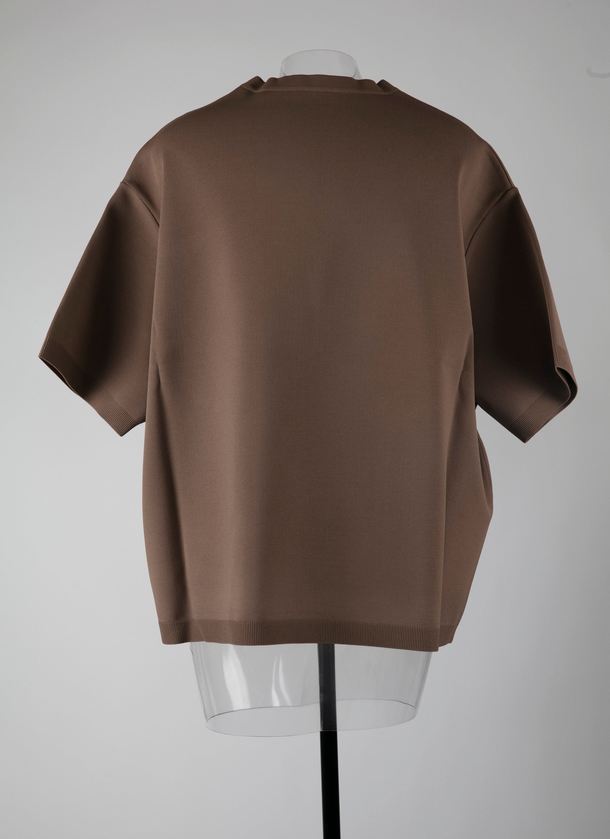 Pull oversize à manches courtes en maille - Savane