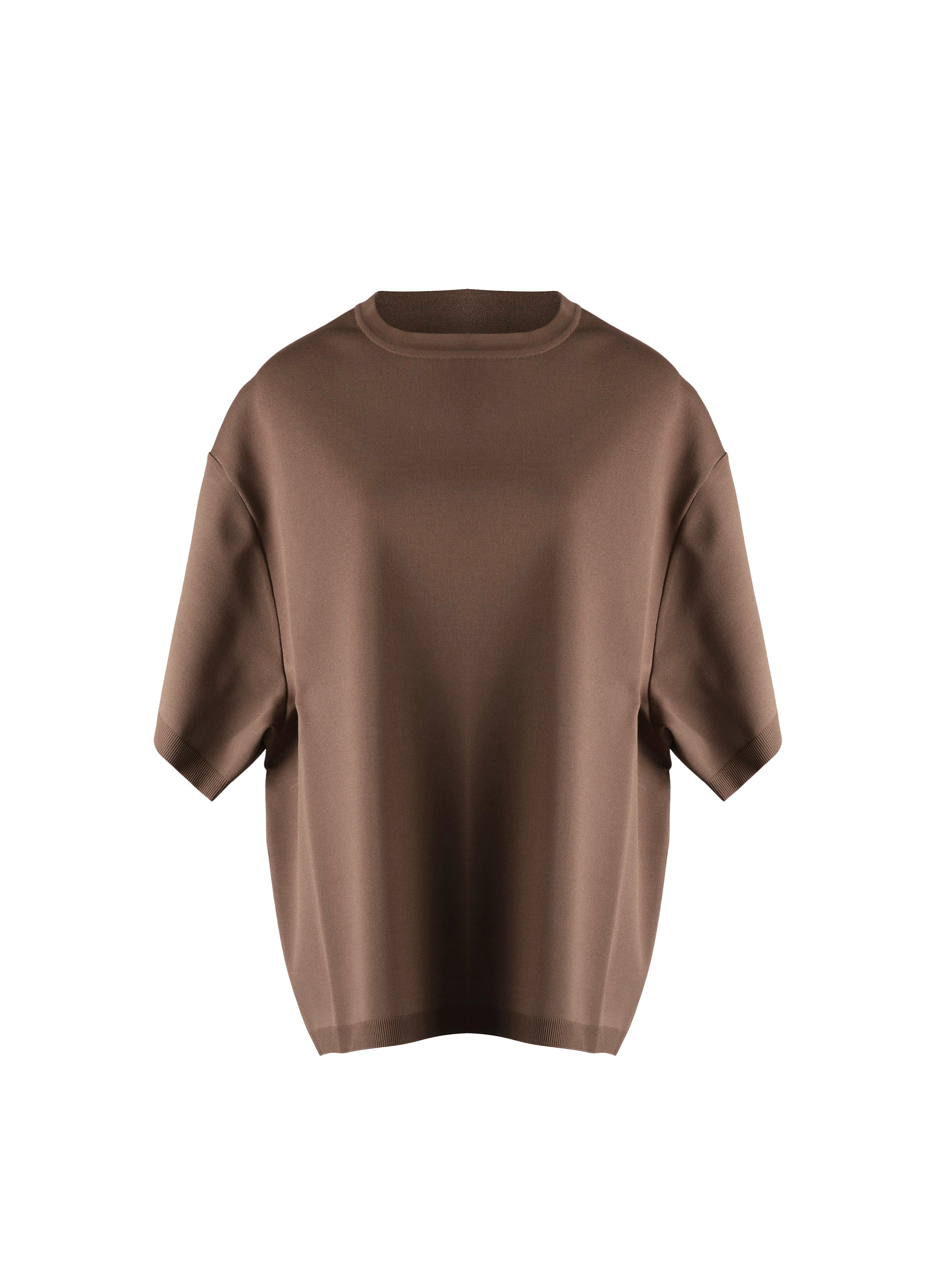 Pull oversize à manches courtes en maille - Savane