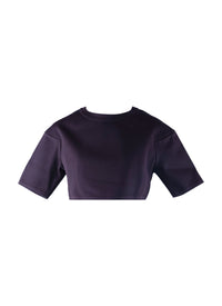 Knitted short jumper - Chocolate