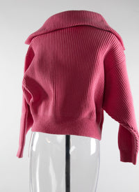 Pull col zippé en laine - Candy