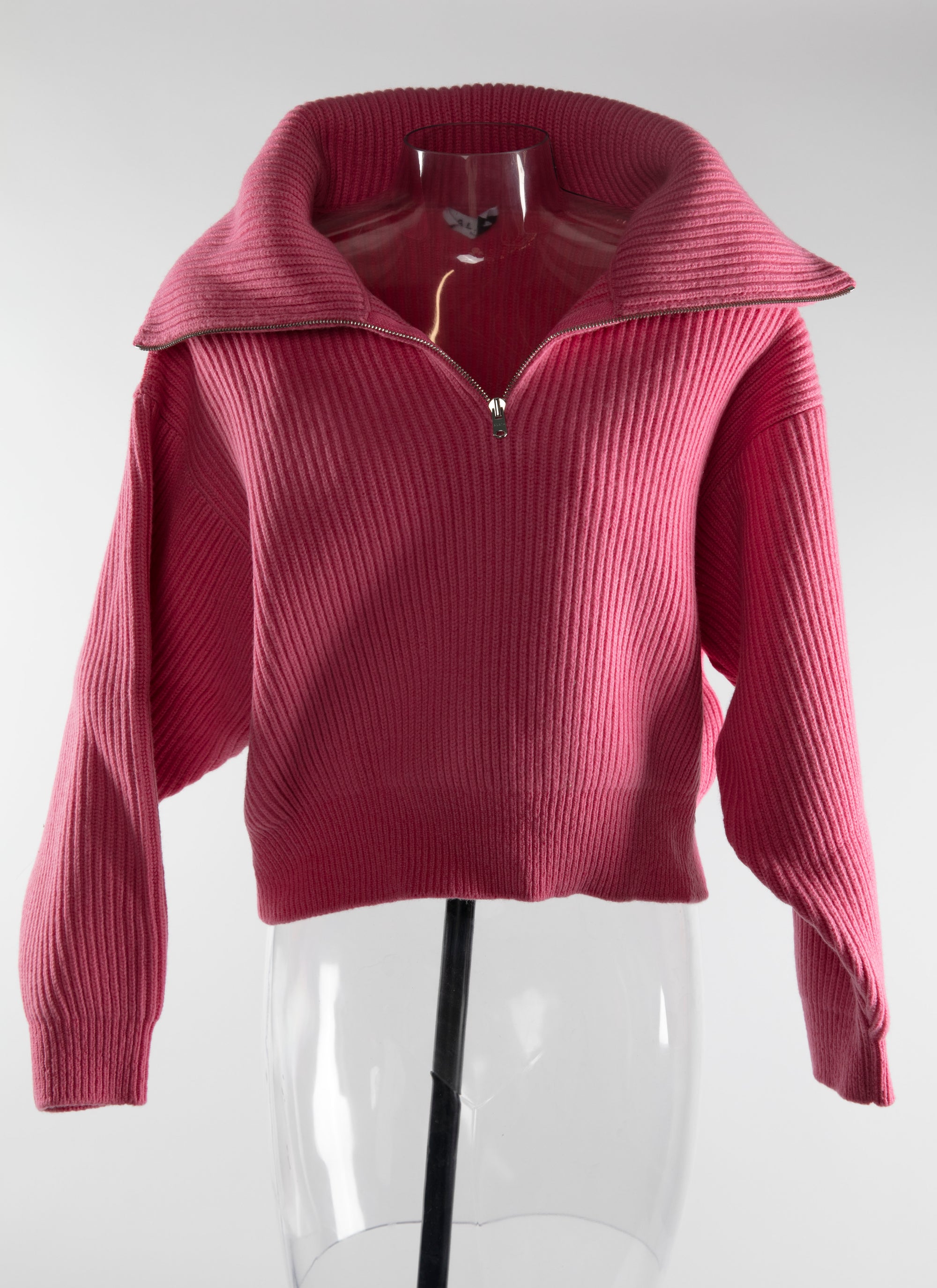 Pull col zippé en laine - Candy
