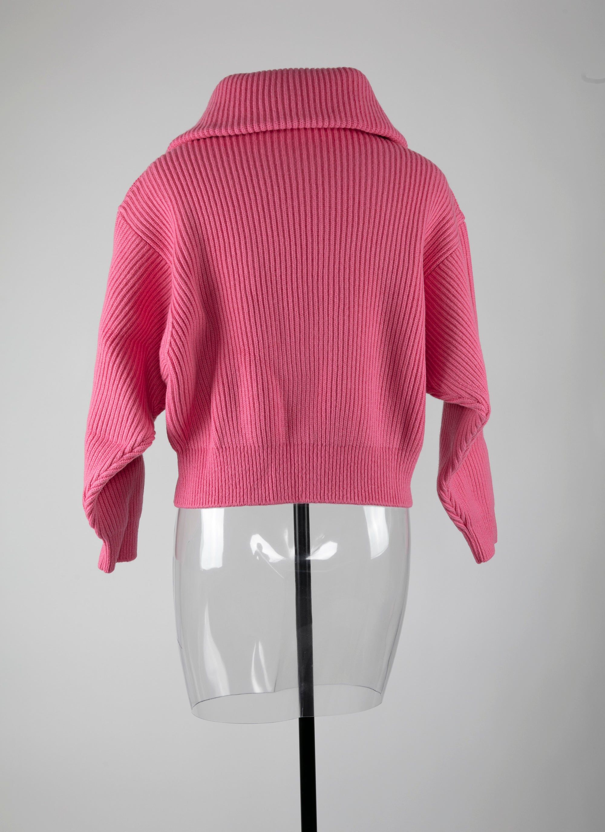 Pull col zippé en laine - Candy