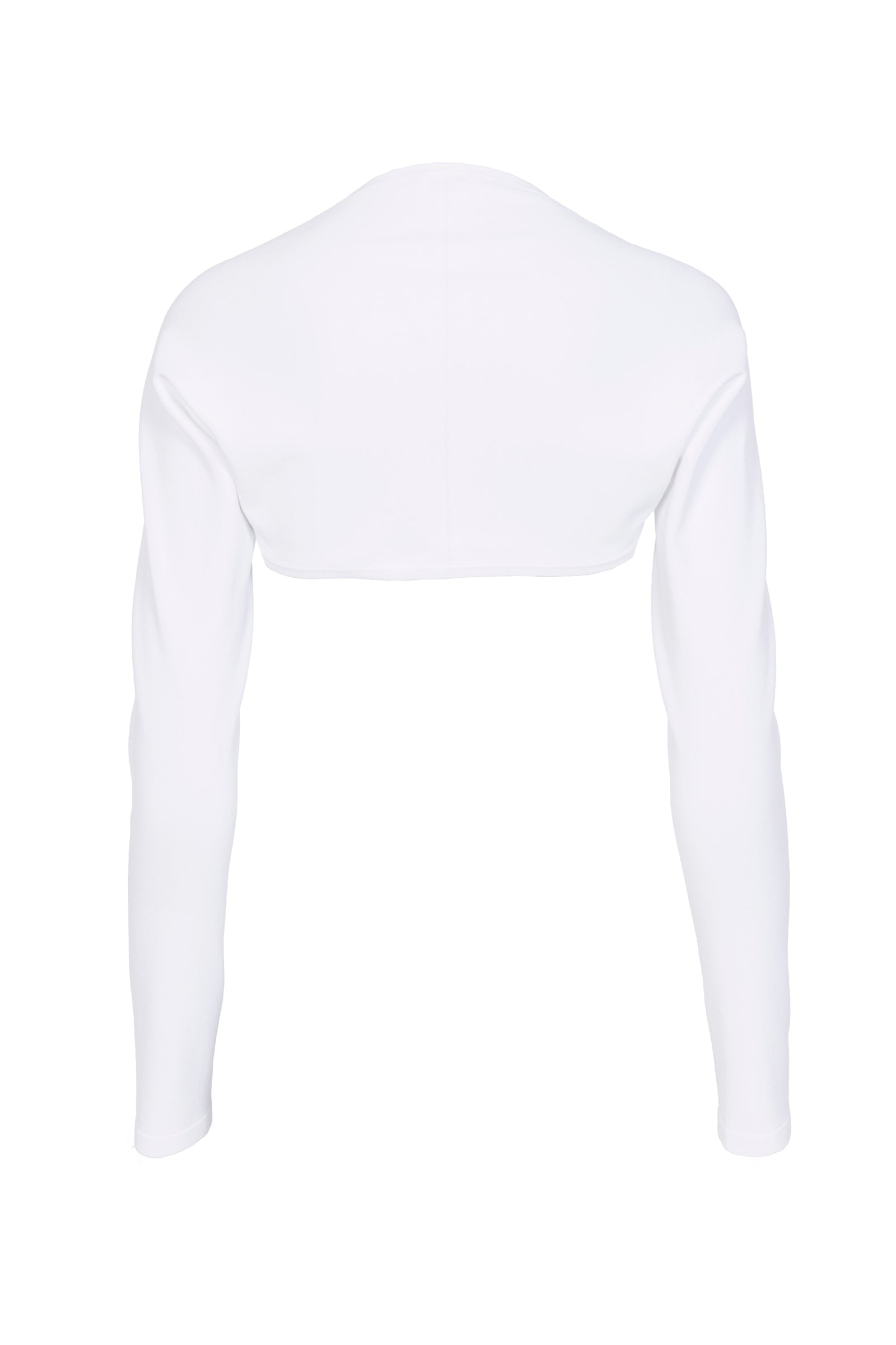 Long Sleeve Seamless Bolero - Optic White