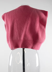Wool sleeveless jumper - Candy