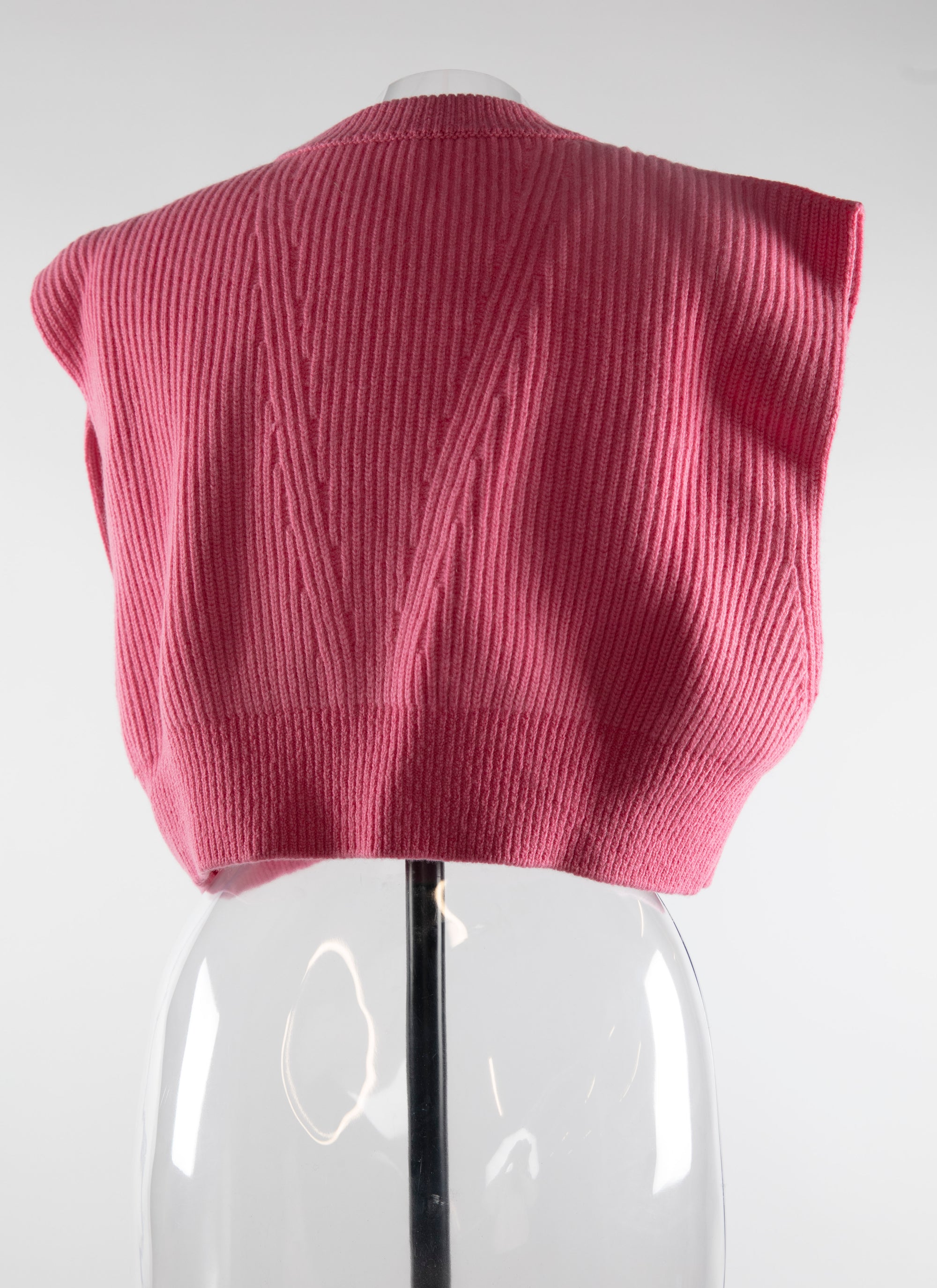 Wool sleeveless jumper - Candy