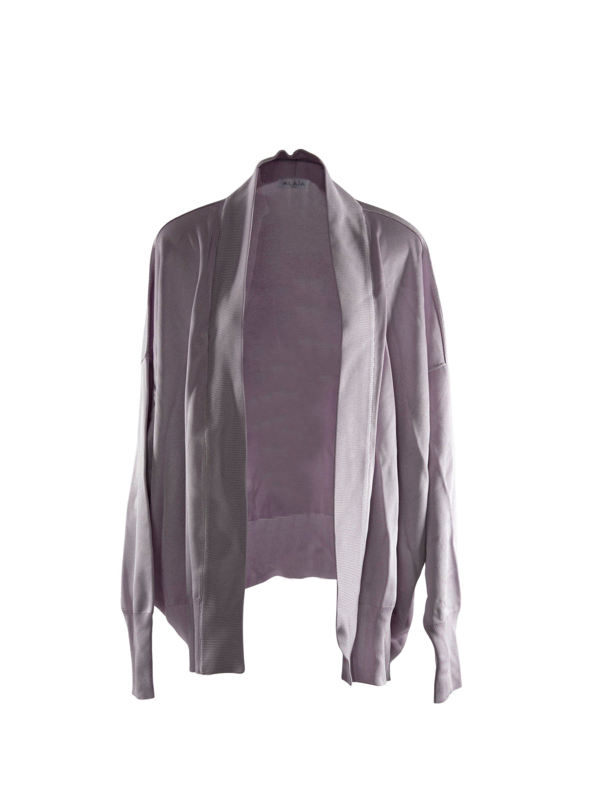 Cardigan large - Lilas