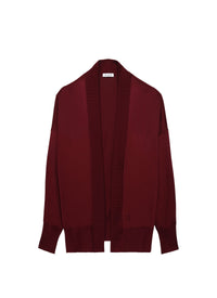 Cardigan brillant - Bordeaux
