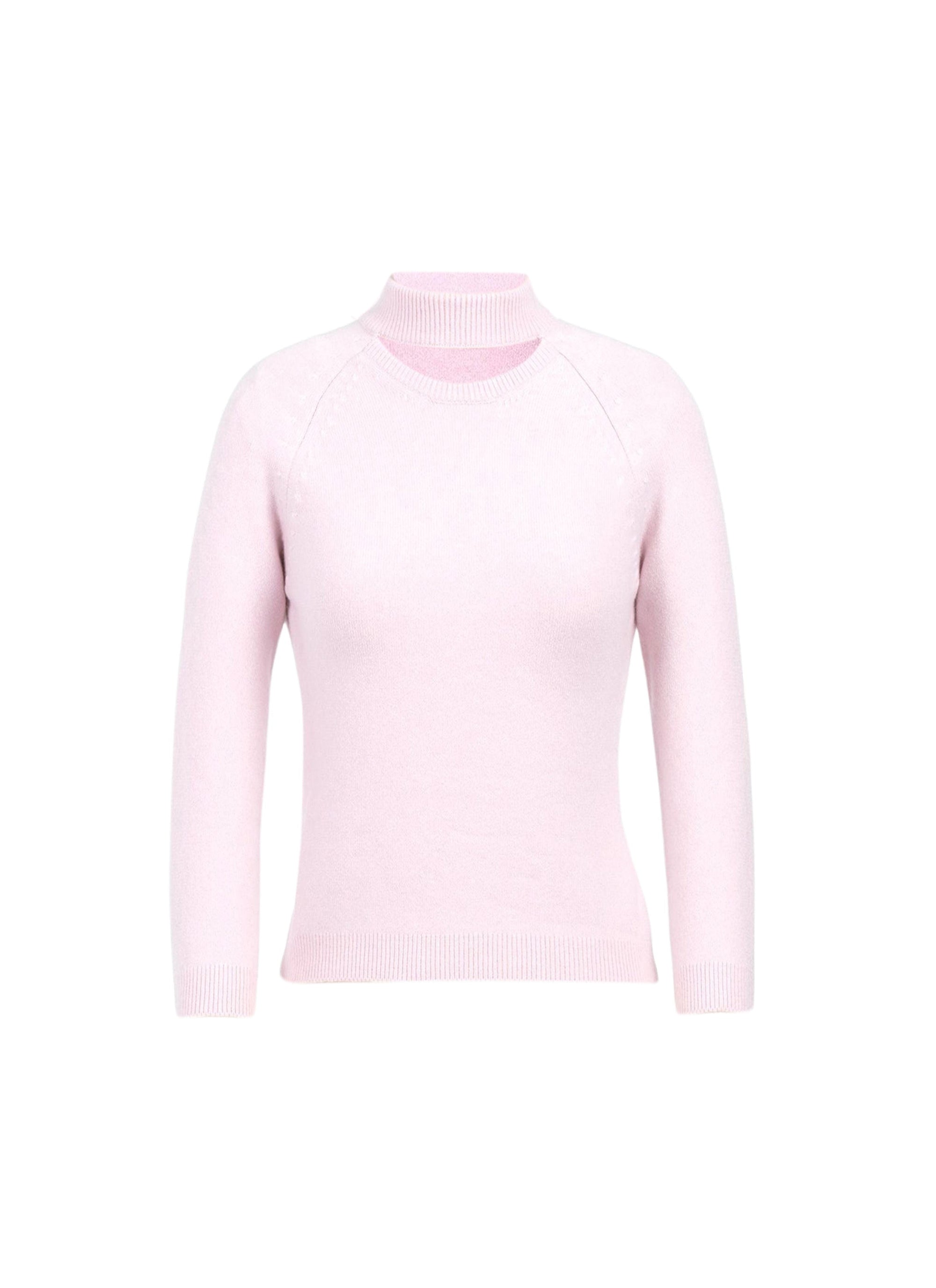 Pull oversize en cachemire - Rose Pale