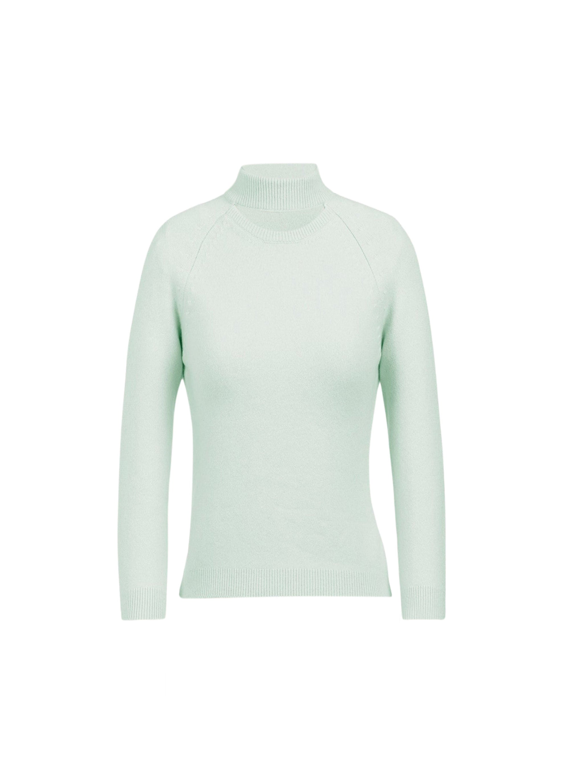 Pull oversize en cachemire - Vert Amande