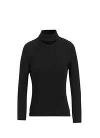 Pull oversize en cachemire - Noir Alaia