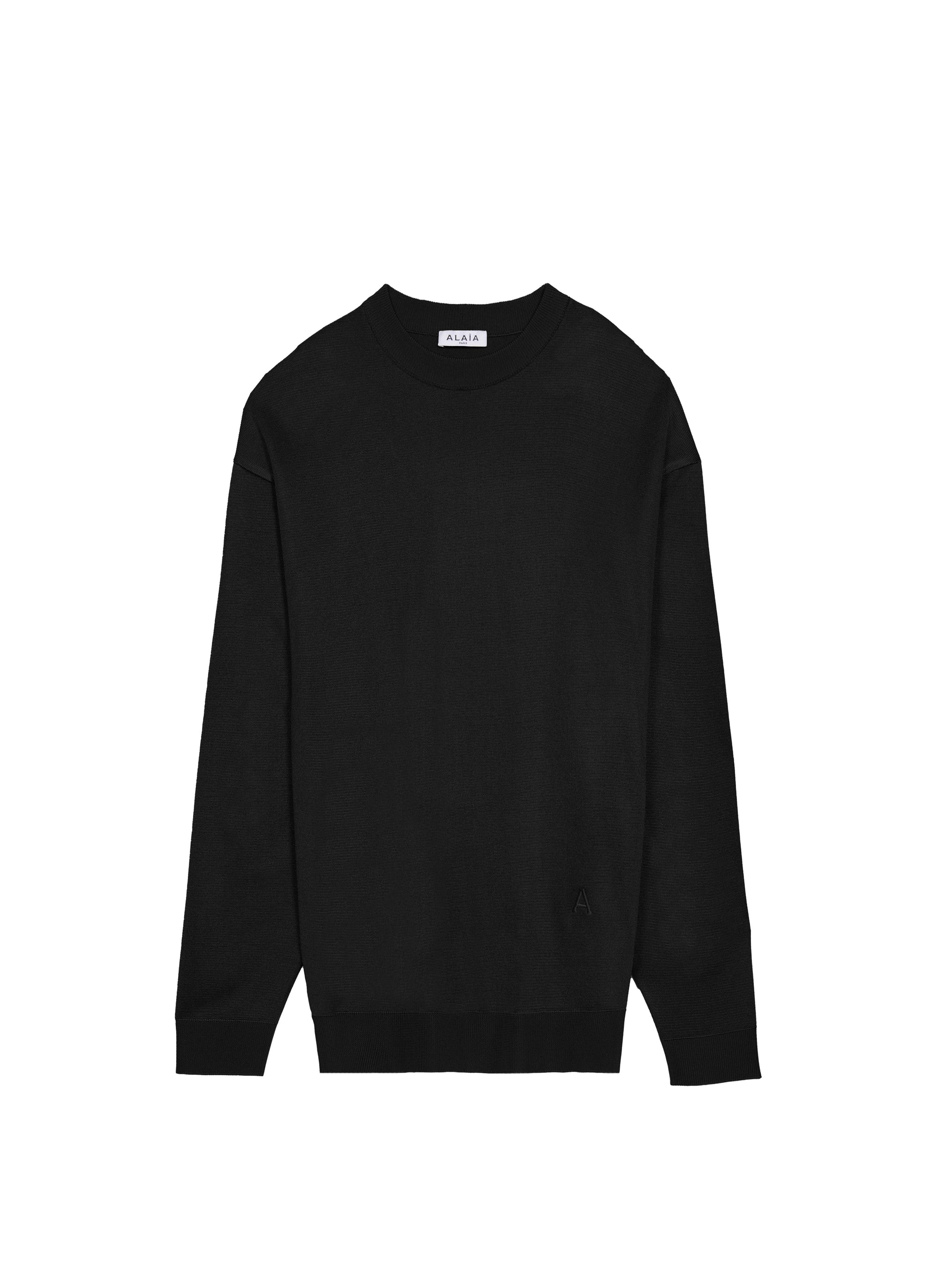Classic Shiny Sweater - Black Alaïa