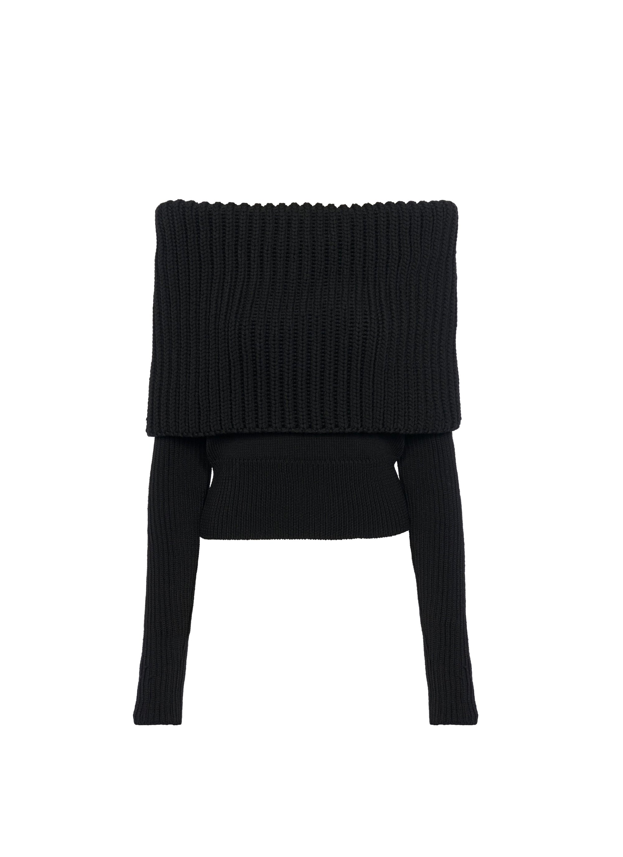 Off shoulder jumper - Black Alaïa