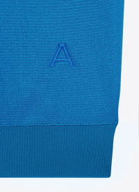 Pull col V sans manches - Bleu