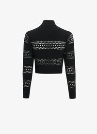 Pull Vienne en laine - Noir Alaïa
