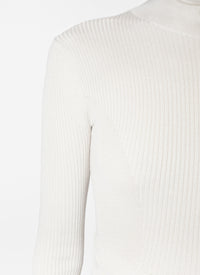 Soft cashmere and silk jumper - Mottled grey
