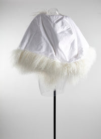 Veste à capuche en cuir - Naturel