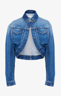 Denim Cardigan Jacket - Jeans Blue