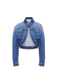 Denim Cardigan Jacket - Jeans Blue