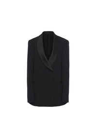 Veste de smoking en laine - Noir Alaïa