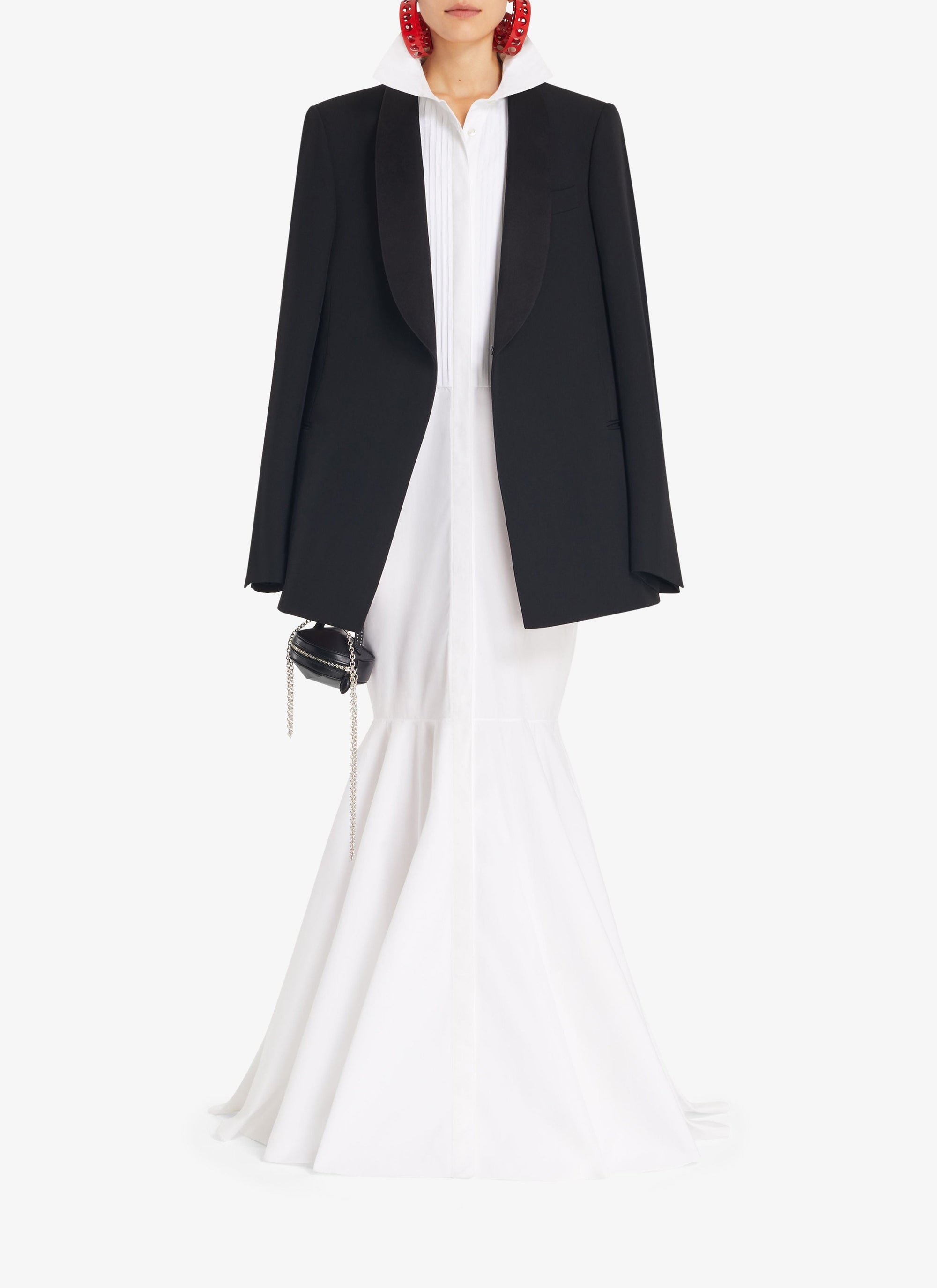 Veste de smoking en laine - Noir Alaïa