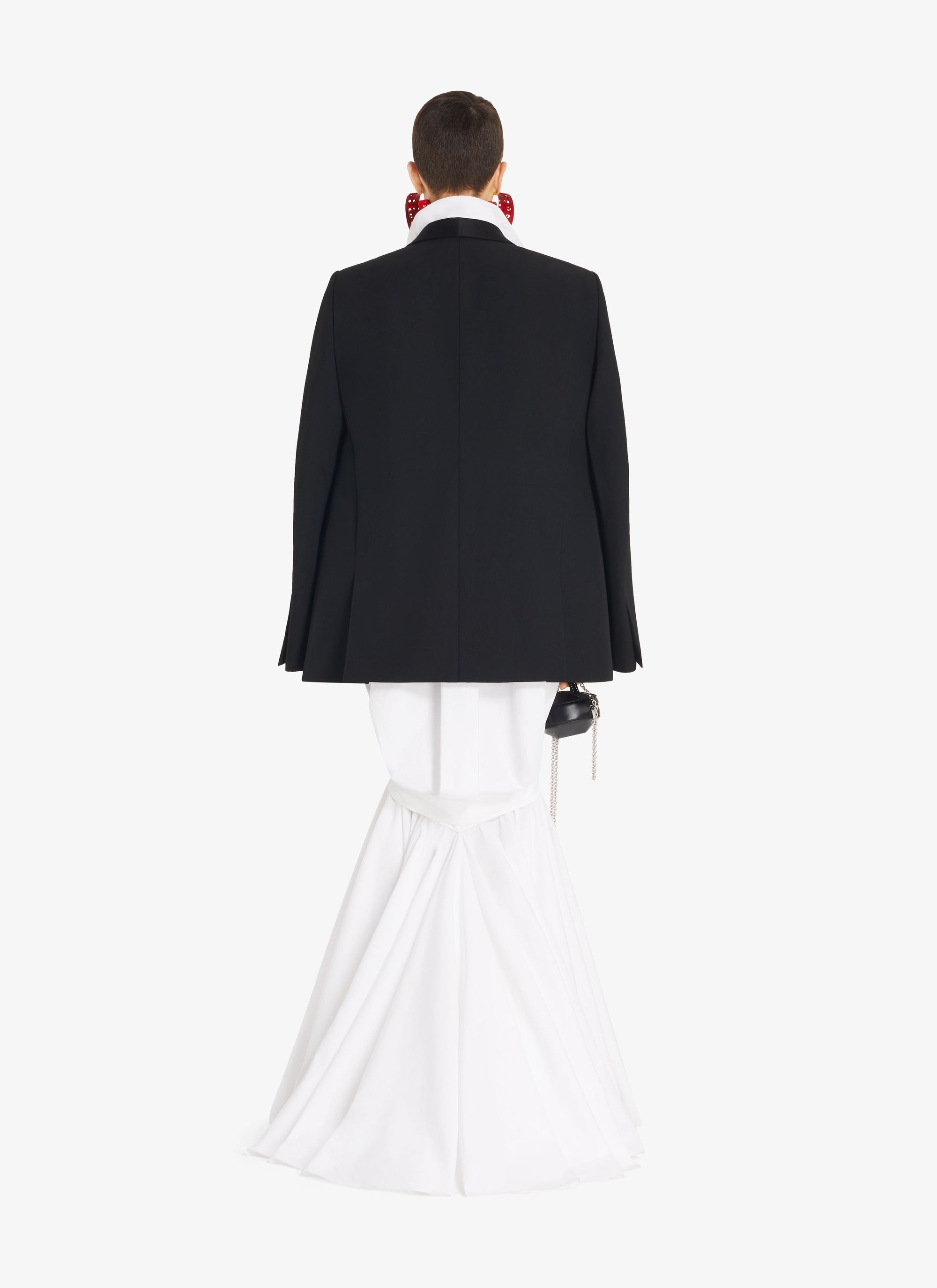 Veste de smoking en laine - Noir Alaïa