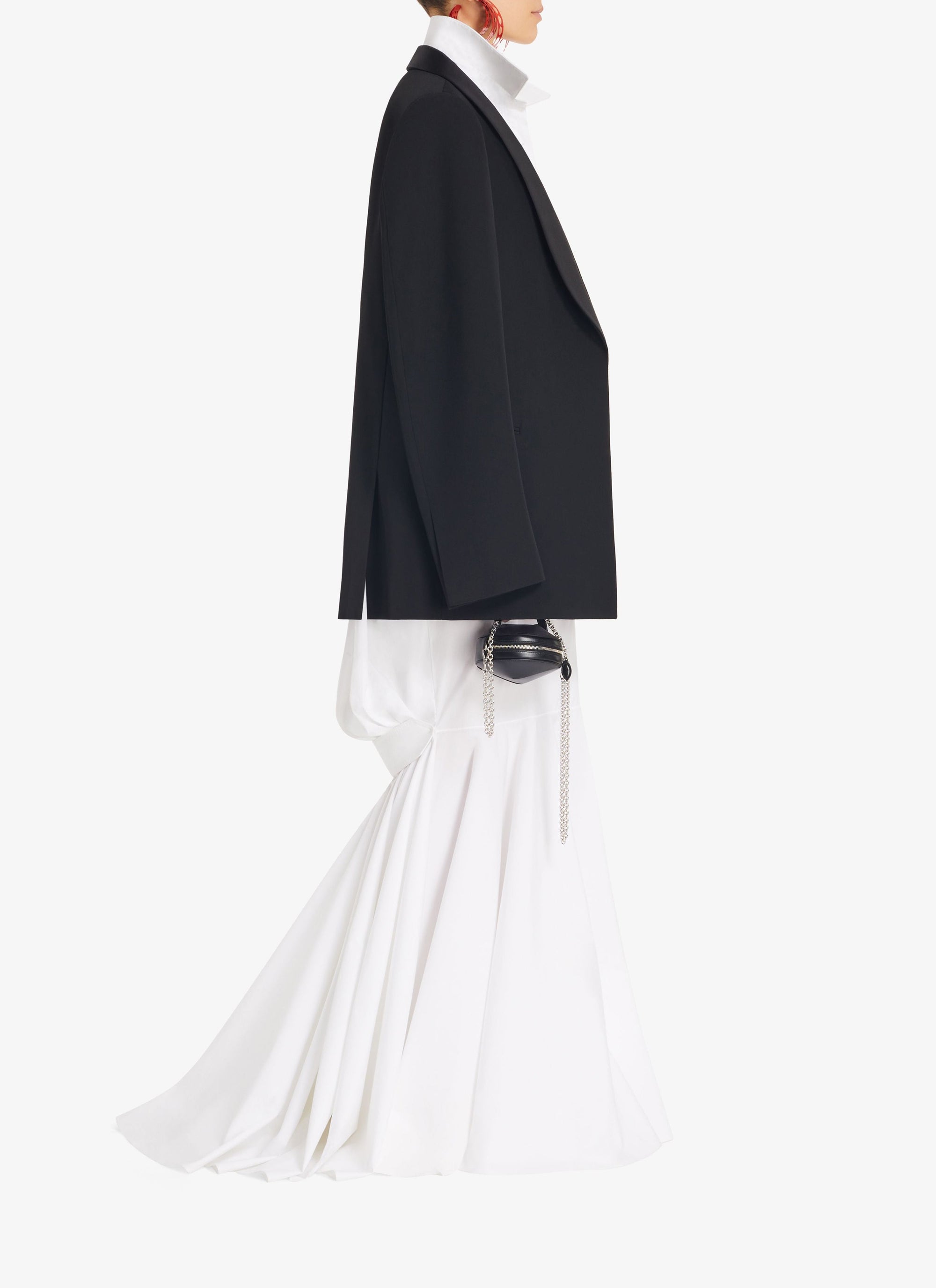 Veste de smoking en laine - Noir Alaïa